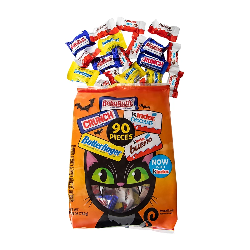 Halloween Assorted Candies 90-Pcs 25.9oz