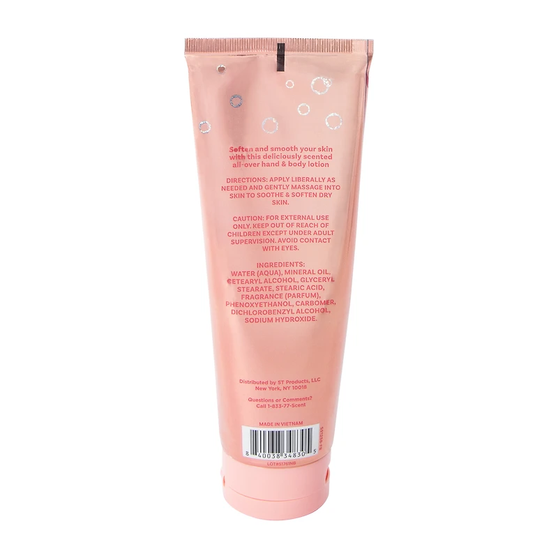 ScentXScent Sparkling Peach Berry Hand & Body Lotion 8oz