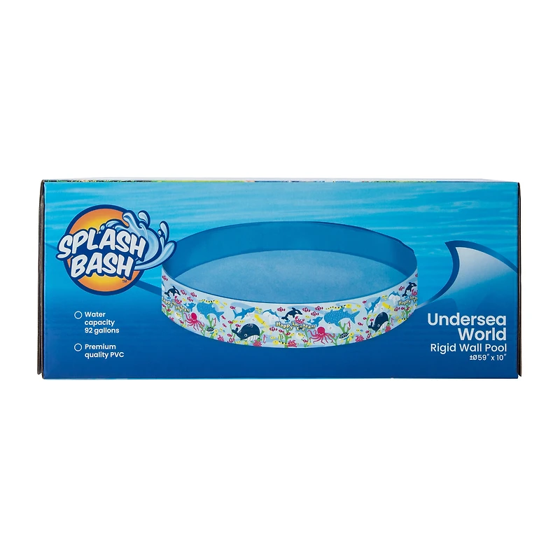 Splash Bash™ Undersea World Rigid Wall Pool