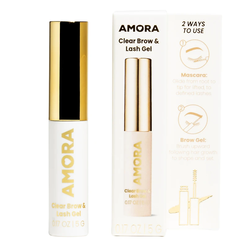 Amora Clear Brow & Lash Gel 0.17oz