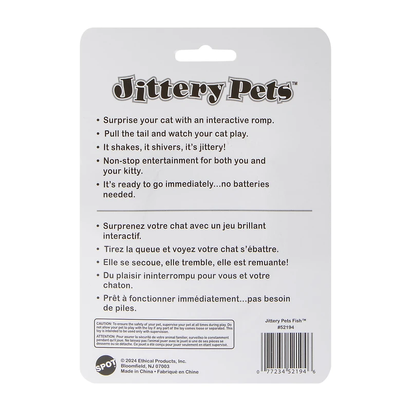 Spot® Jittery Pets™ Fish Cat Toy (Styles May Vary)