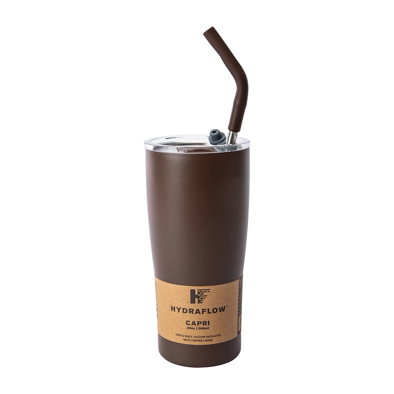 Hydraflow® Brown Capri Tumbler 20oz