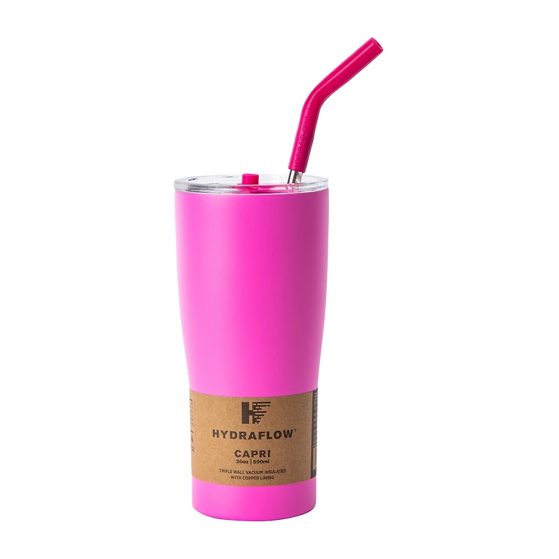 Hydraflow® Hot Pink Capri Tumbler 20oz