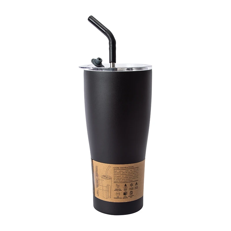 Hydraflow® Black Capri Tumbler 30oz