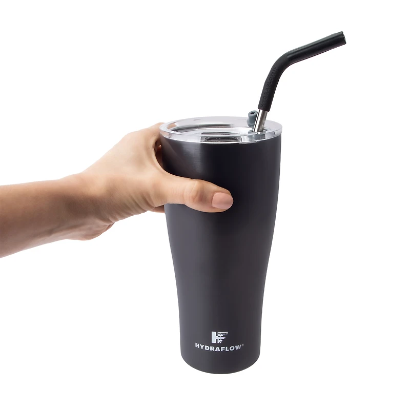 Hydraflow® Gloss Black Capri Tumbler 30oz