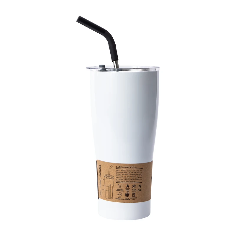 Hydraflow® Gloss Ivory Capri Tumbler 30oz