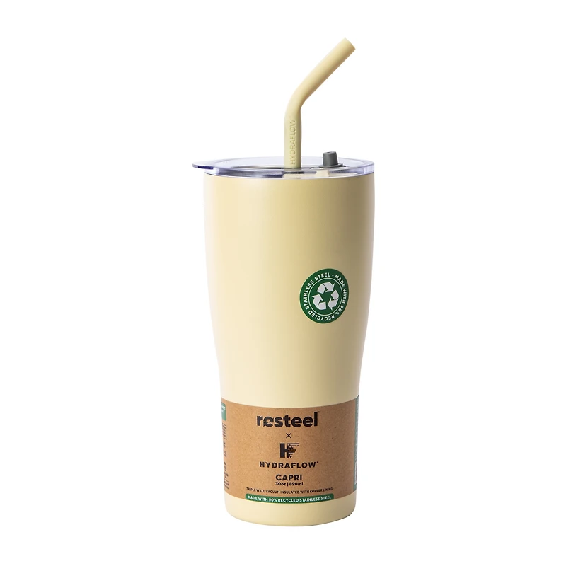 Resteel™ X Hydraflow® Bamboo Silk Capri Tumbler 30oz