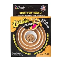 Spunky Pup® Lickables Peanut Butter Lick Pad  1oz