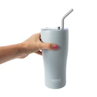Resteel® X Hydraflow® Grey Capri Tumbler 30oz