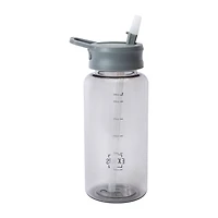Exquis Grey Push Flip Bottle 34oz