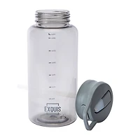 Exquis Grey Push Flip Bottle 34oz