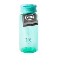 Exquis Teal Push Flip Bottle 34oz