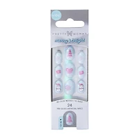 Pretty Woman Kids Collection Merry & Bright Seasonal Nails 24-Count