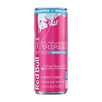 Red Bull Summer Edition White Peach Energy Drink 8.4oz