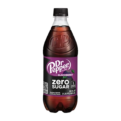 Dr Pepper® Blackberry Zero Sugar 20oz