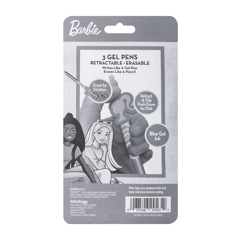 Licensed Gel Pens 3-Pack