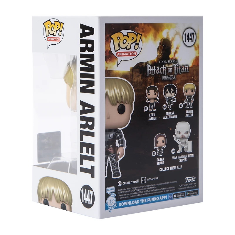 Funko Pop!® Attack On Titan Final Season Armin Arlelt Vinyl Figure
