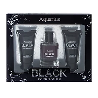 Aquarius Black Pour Homme Fragrance Gift Pack