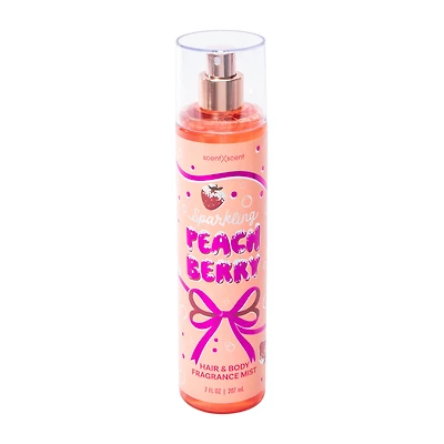 ScentXScent Sparkling Peach Berry Hair & Body Fragrance Mist 7oz
