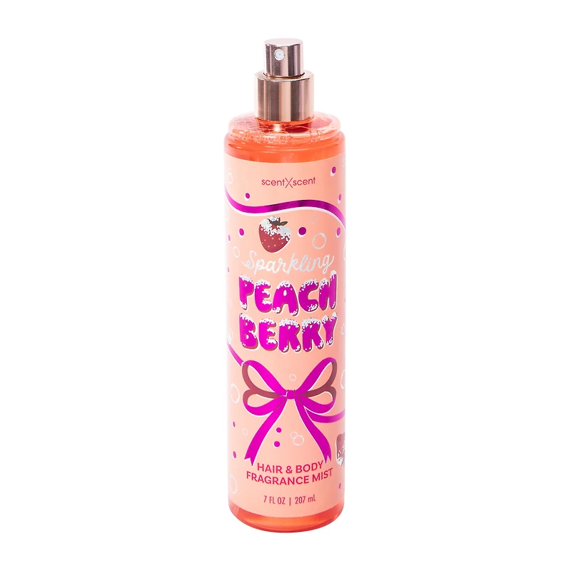 ScentXScent Sparkling Peach Berry Hair & Body Fragrance Mist 7oz