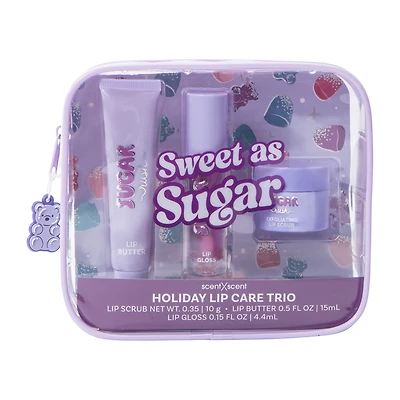 ScentXScent Sweet As Sugar Holiday Lip Care Trio