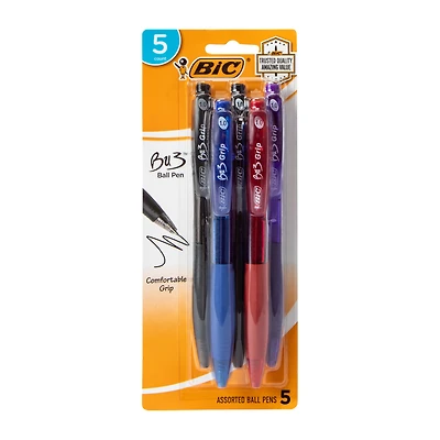 Bic® Bu3™ Ball Pen 5-Pack