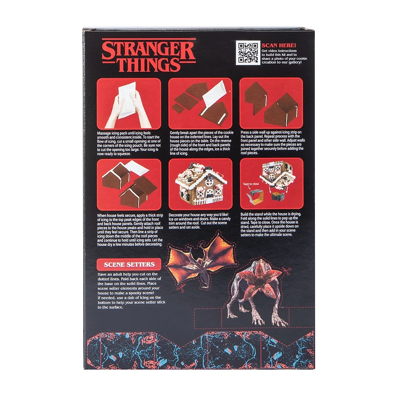 Netflix Stranger Things Upside Down Cookie House Kit 7oz