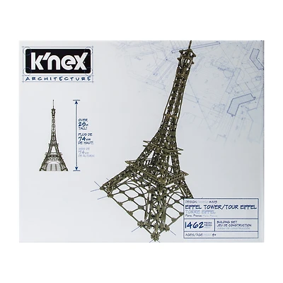 K'nex® Architecture Eiffel Tower Building Set 1462-Pieces