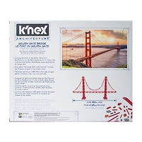 K'nex® Architecture Golden Gate Bridge Building Set 1536-Pieces