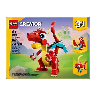 Lego® Creator™ 3-In-1 Red Dragon Building Toy