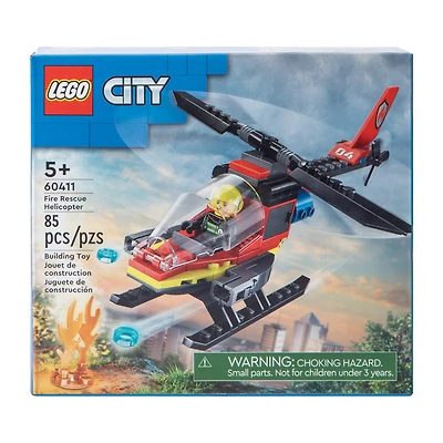 Lego® City Fire Rescue Helicopter Building Toy