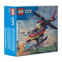 Lego® City Fire Rescue Helicopter Building Toy