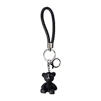 Charmed Black Bear Charm Key Ring