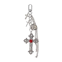 Charmed Goth Cluster Key Ring