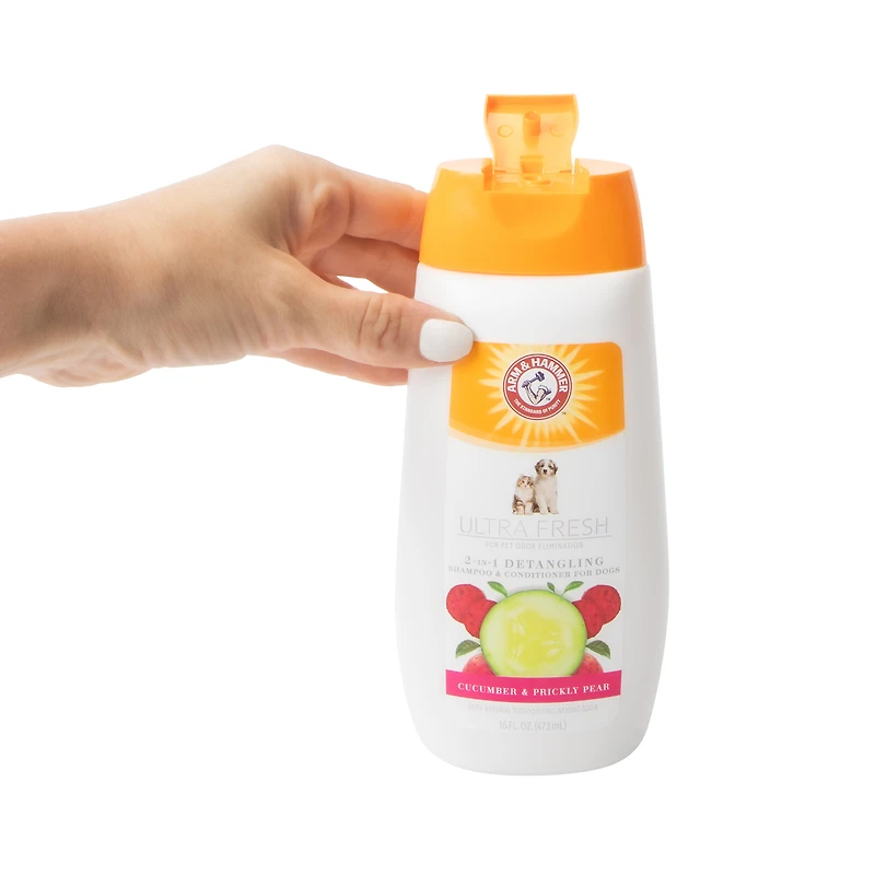 Arm & Hammer™ Cucumber & Prickly Pear 2-In-1 Detangling Shampoo & Conditioner For Dogs 16oz