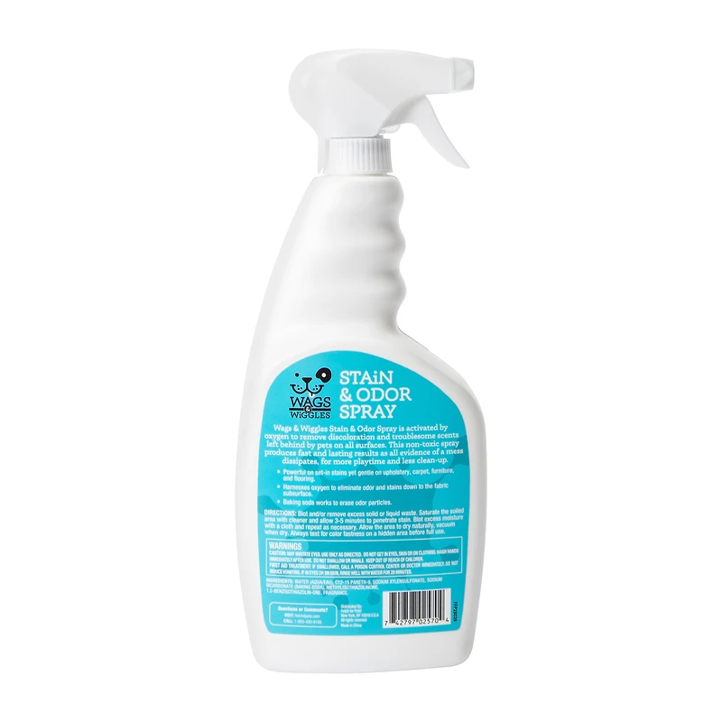 Wags & Wiggles Clean Scent Stain & Odor Spray 32oz