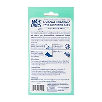 Wet Ones For Pets!™ Extra Gentle Hypoallergenic Face Cleansing Pads With Witch Hazel 50-Wipes