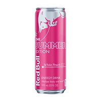 Red Bull Summer Edition White Peach Energy Drink 12oz