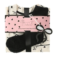 Juniors Notch Collar PJ Short Set 3-Pack