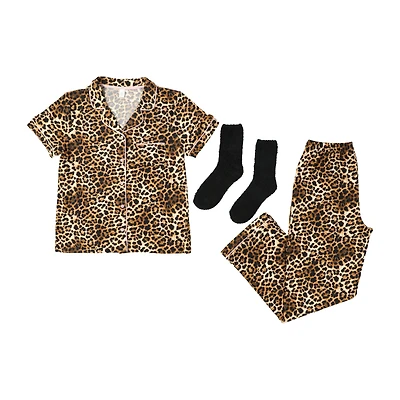 Juniors Notch Collar PJ Pant Set 3-Pack