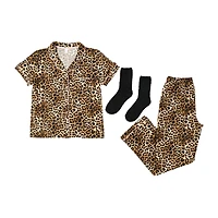 Juniors Notch Collar PJ Pant Set 3-Pack