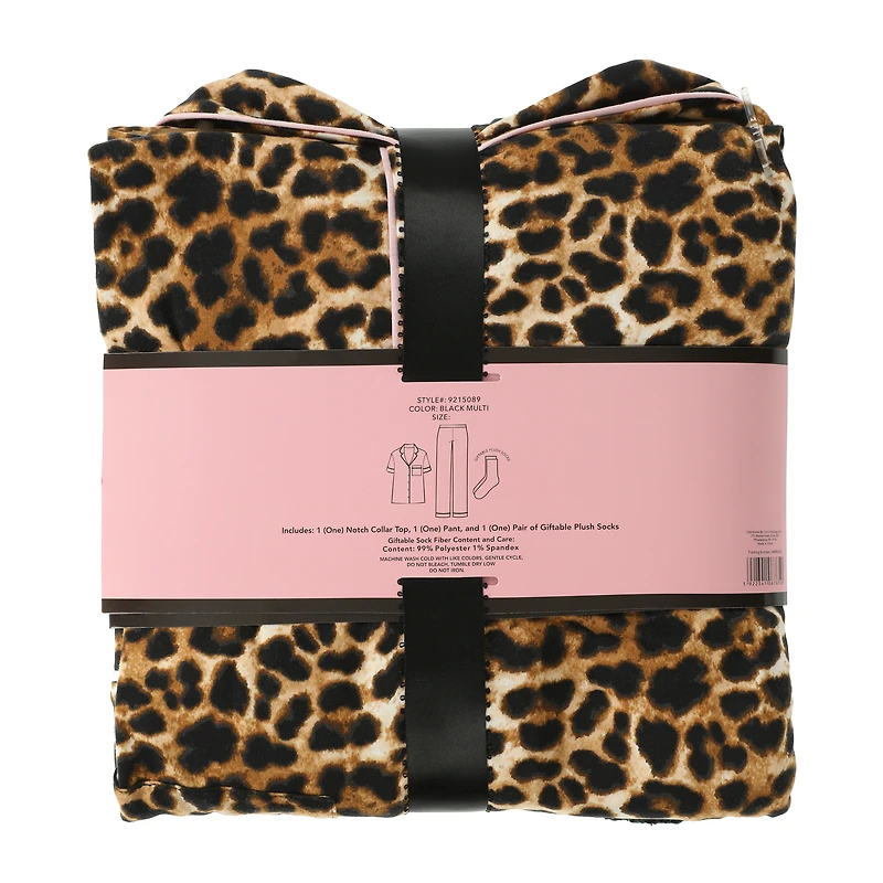 Juniors Notch Collar PJ Pant Set 3-Pack