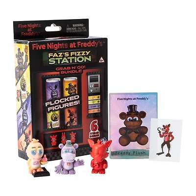 Five Nights At Freddy's™ Faz's Fizzy Station Flocked Figures! (Styles May Vary)