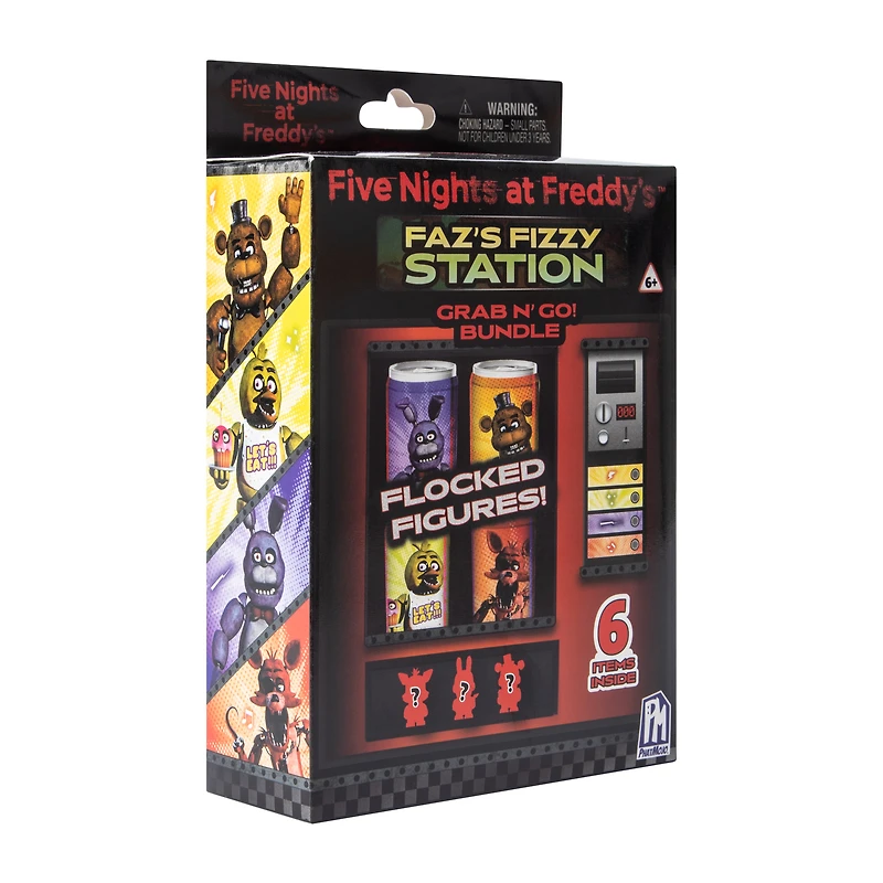 Five Nights At Freddy's™ Faz's Fizzy Station Flocked Figures! (Styles May Vary)