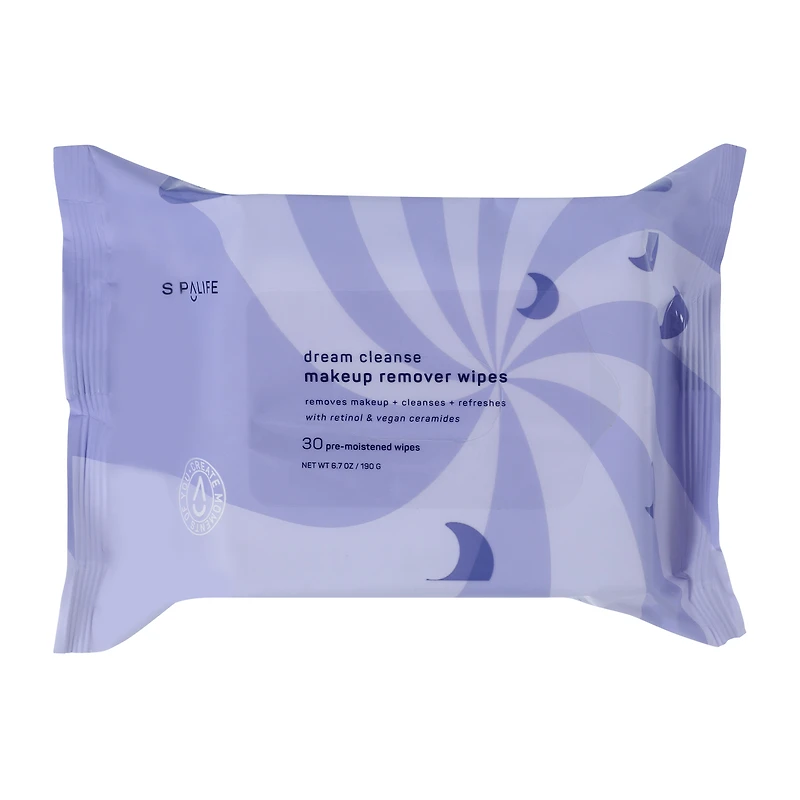 Spalife Dream Cleanse Makeup Remover Wipes 30-Pack