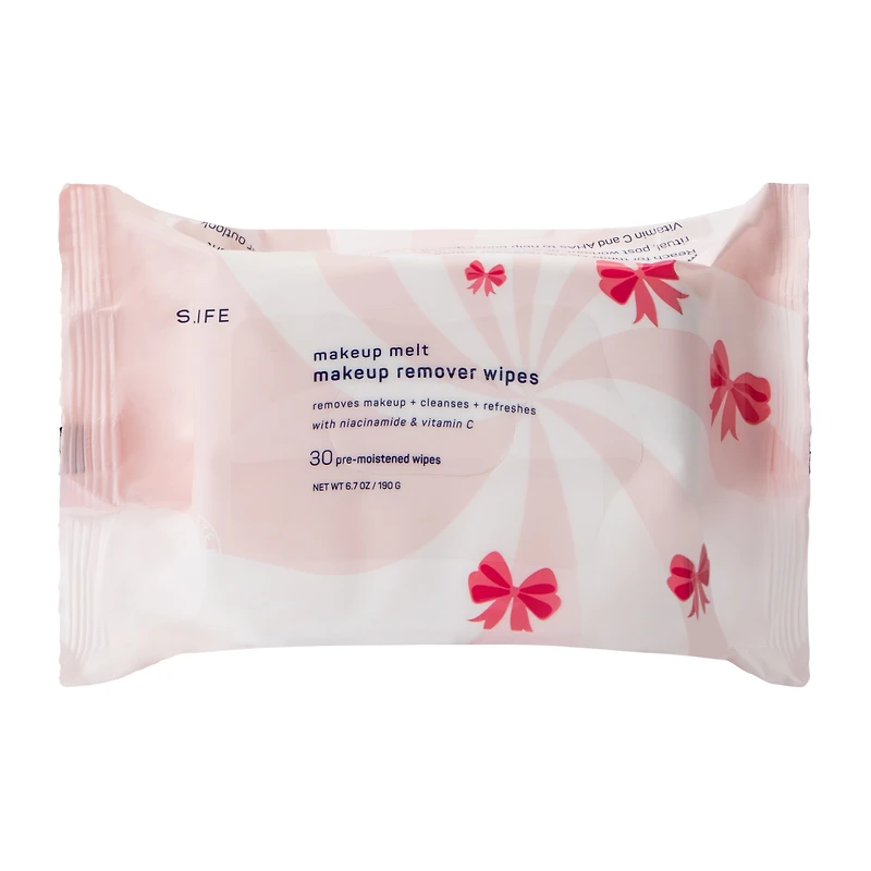 Spalife Makeup Melt Makeup Remover Wipes 30-Count 6.7oz