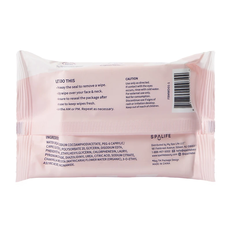 Spalife Makeup Melt Makeup Remover Wipes 30-Count 6.7oz