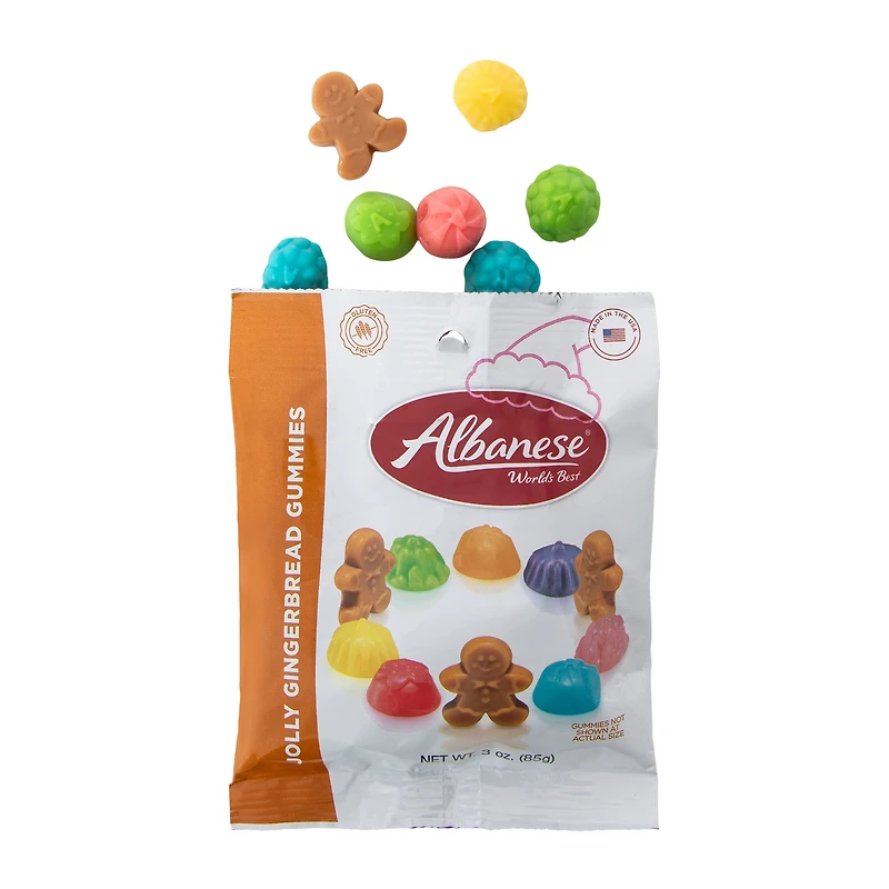 Albanese® Jolly Gingerbread Gummies 3oz