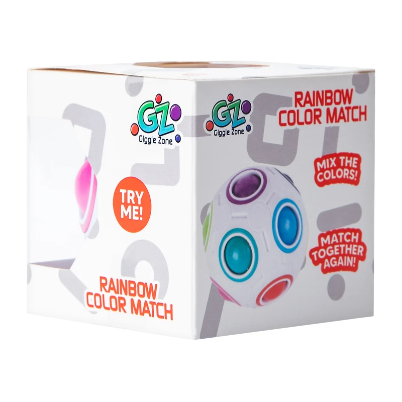 Giggle Zone Rainbow Match Ball
