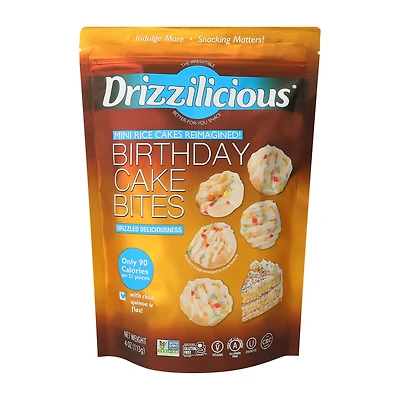 Drizzilicious® Birthday Cake Bites 4oz